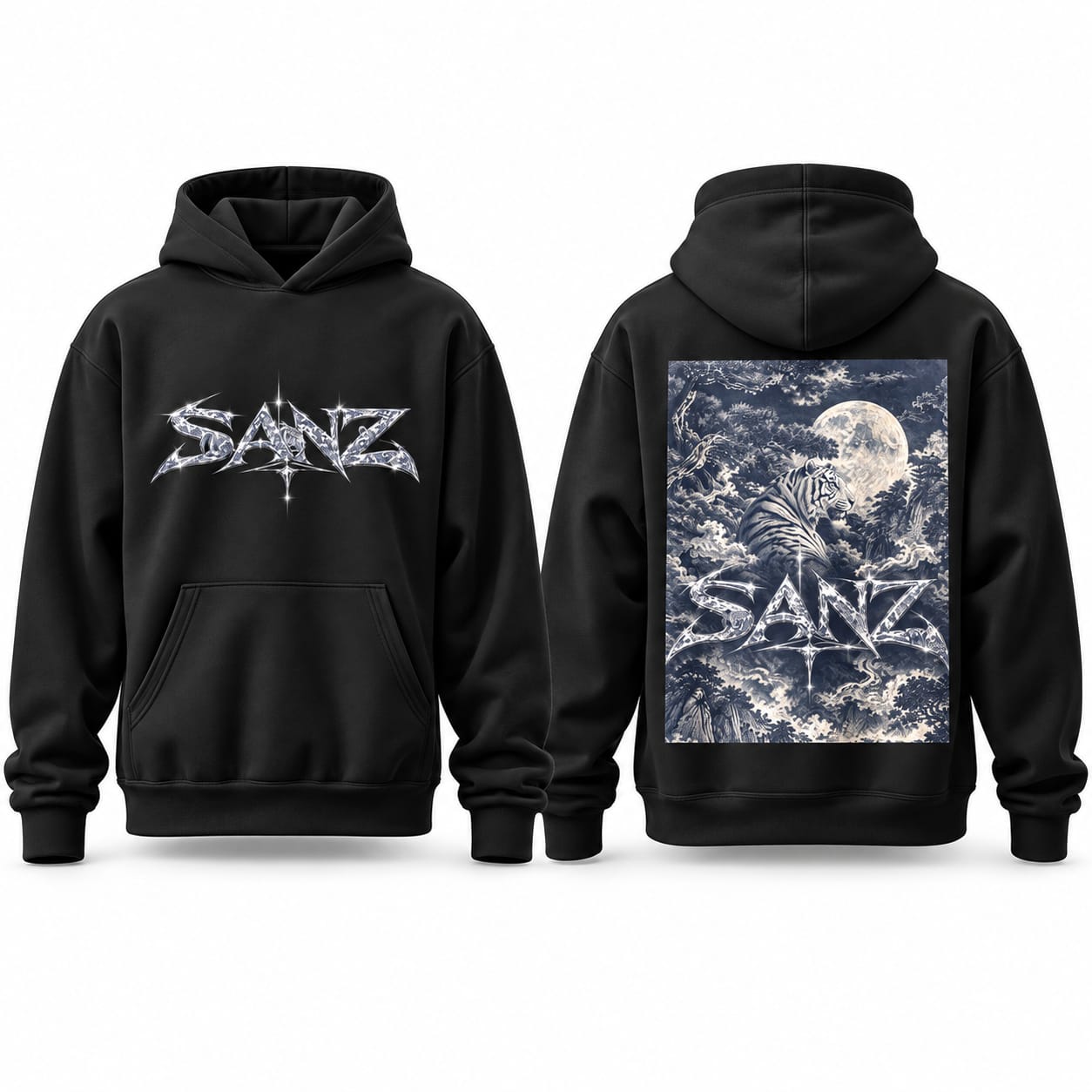 SANZ Midnight Guardian Hoodie - TIGER COLLECTION Detay
