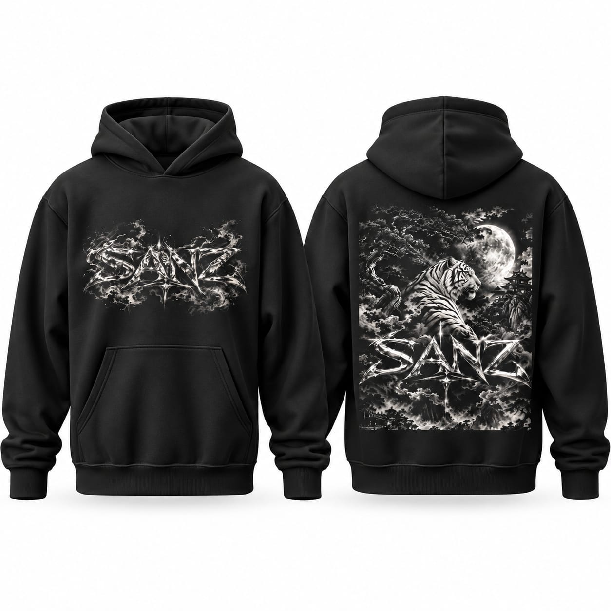SANZ Shadow Pagoda Hoodie - TIGER COLLECTION Detay
