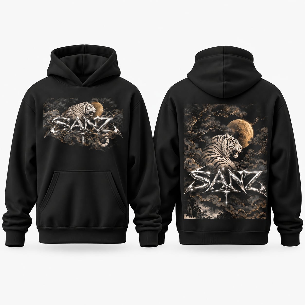 SANZ Blood Moon Hoodie - TIGER COLLECTION Detay