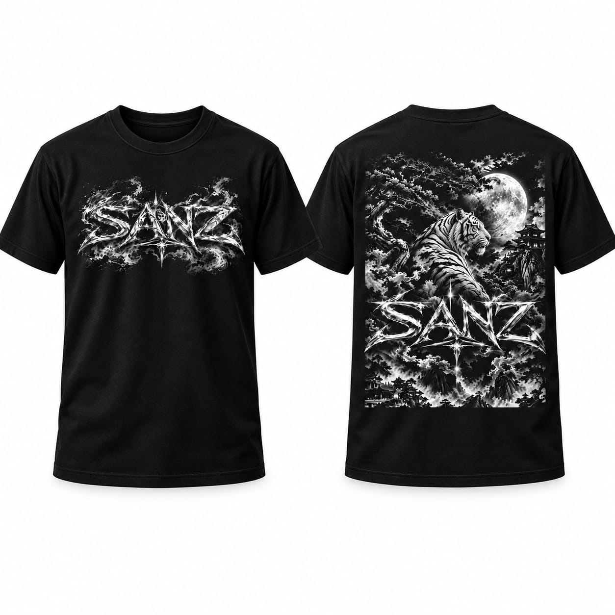 SANZ Shadow Pagoda Tee - TIGER COLLECTION Detay