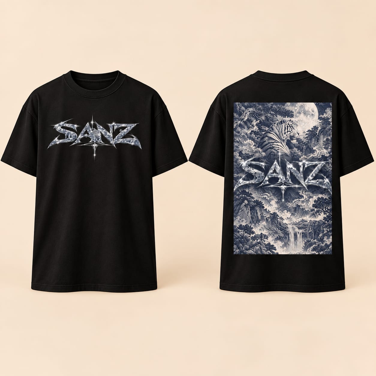 SANZ Midnight Guardian Tee - TIGER COLLECTION Detay