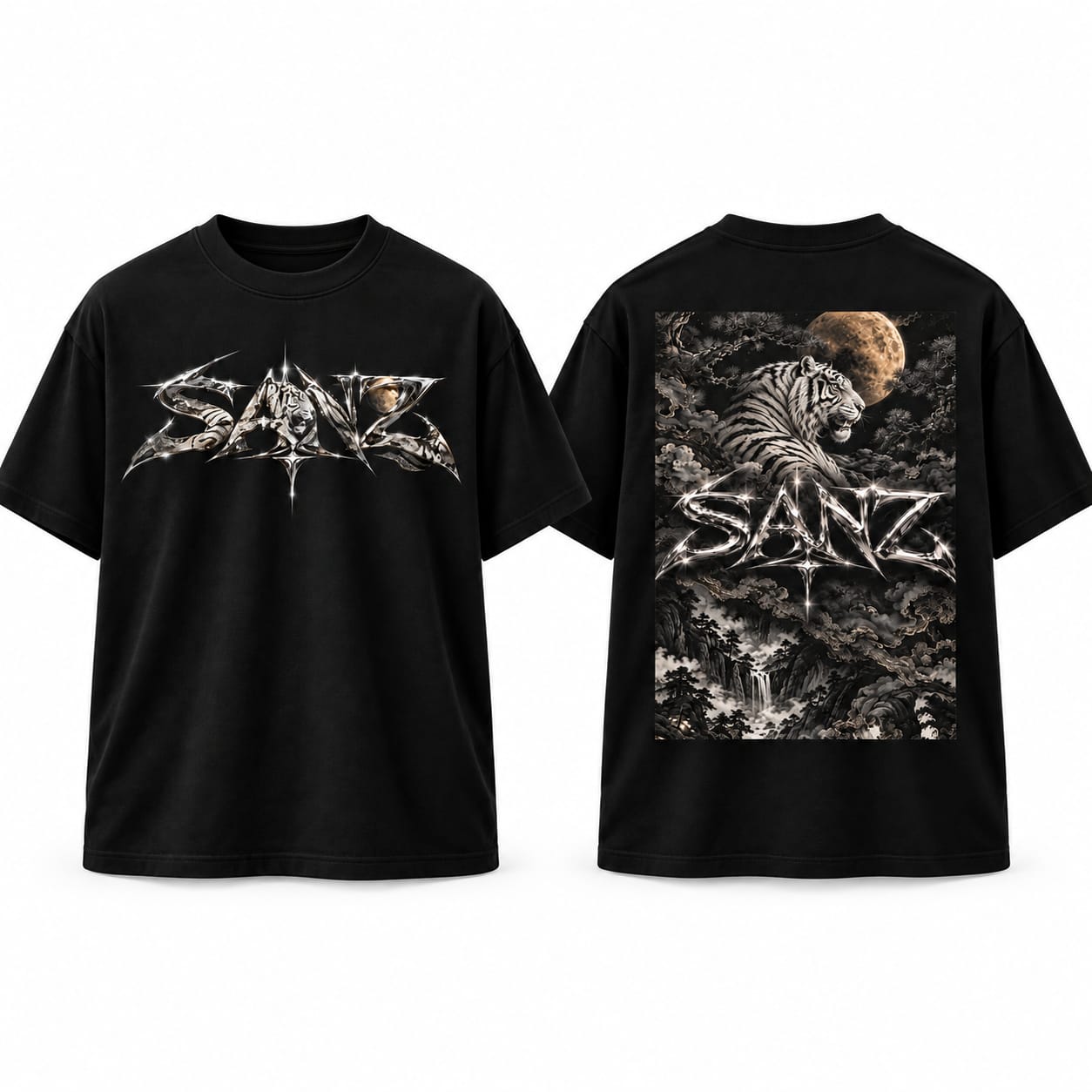 SANZ Blood Moon Tee - TIGER COLLECTION Detay