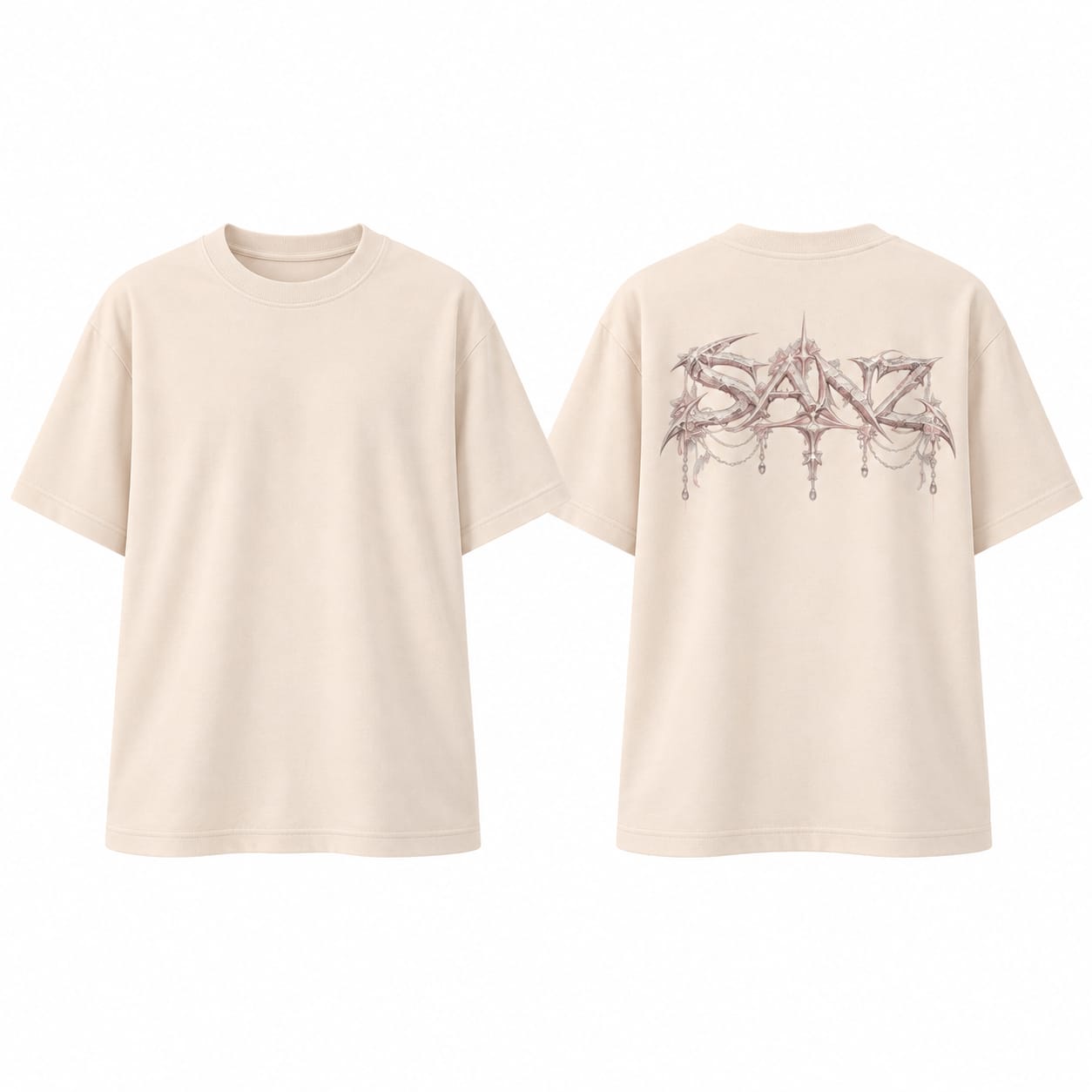 SANZ Thorn Crown Tee — Sand Edition - TIGER COLLECTION Detay