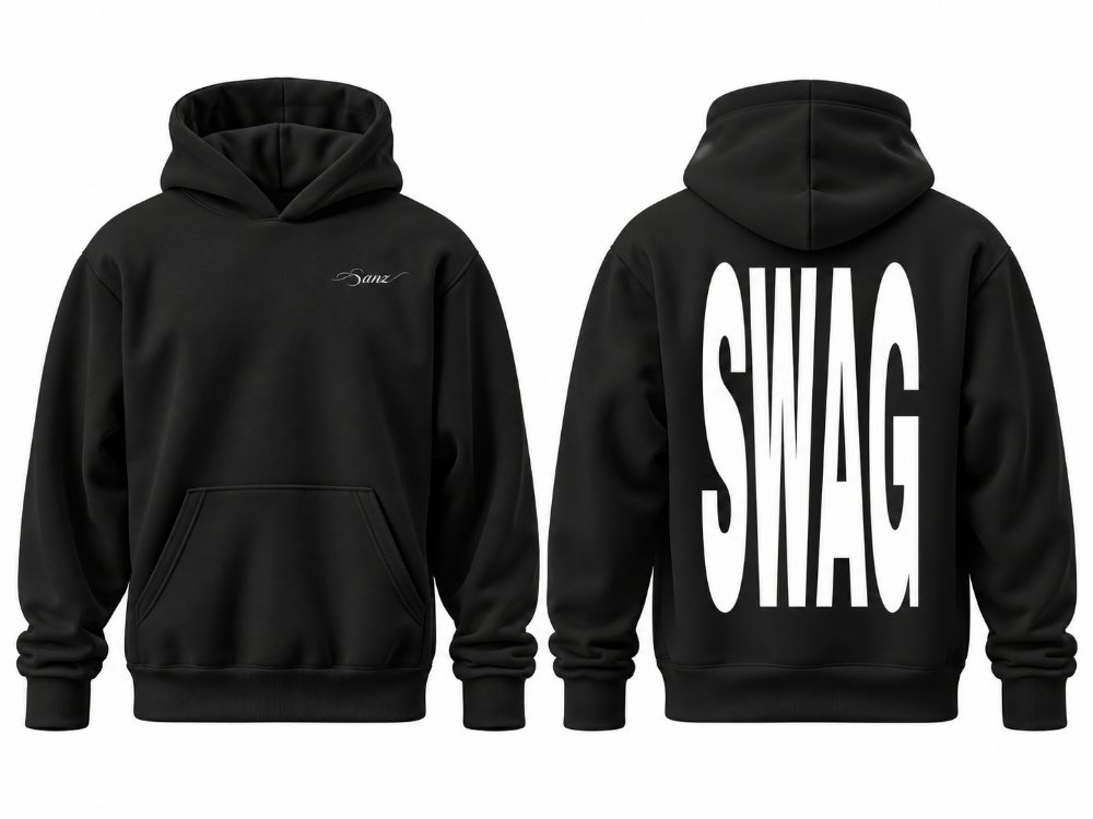 SWAG Snow XL Oversize Hoodie – Siyah